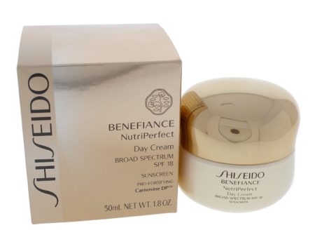 Shiseido Benefiance NutriPerfect Day Cream SPF 18 by Shiseido for Unisex - 1.8 oz Cream Online Hot Sale