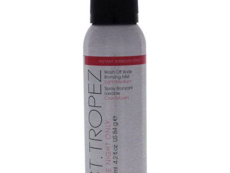 St. Tropez One Night Only Wash Off Body Bronzing Mist - Light Medium by St. Tropez for Unisex - 4.2 oz Mist Fashion