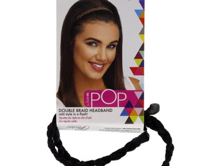 Hairdo Pop Double Braid Headband - R2 Ebony by Hairdo for Women - 1 Pc Hair Band Online now