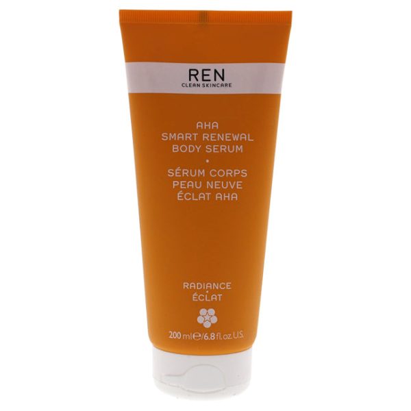 REN AHA Smart Renewal Body Serum by REN for Unisex - 6.8 oz Serum Online now