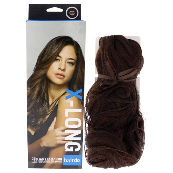 Hairdo Wavy Extension - R6 30H Chocolate Copper by Hairdo for Women - 23 Inch Hair Extension For Sale