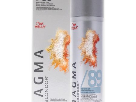 Wella Magma by Blondor Pigmented Lightener - 89 Pearl Cendre Light by Wella for Unisex - 4.2 oz Lightener on Sale