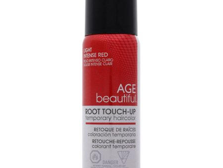 AGEbeautiful Root Touch Up Temporary Haircolor Spray - Light Intense Red by AGEbeautiful for Unisex - 2 oz Hair Color Online Hot Sale