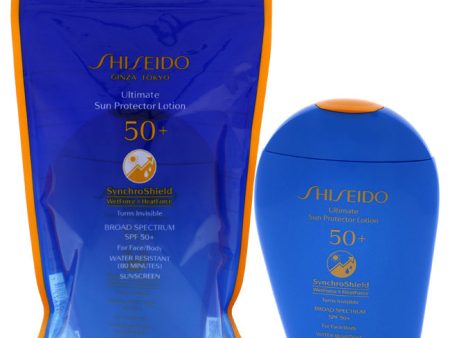 Shiseido Ultimate Sun Protector Lotion SPF 50 by Shiseido for Unisex - 5 oz Sunscreen on Sale