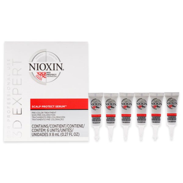 Nioxin 3D Expert Scalp Protect Serum by Nioxin for Unisex - 6 x 0.27 oz Treatment Sale