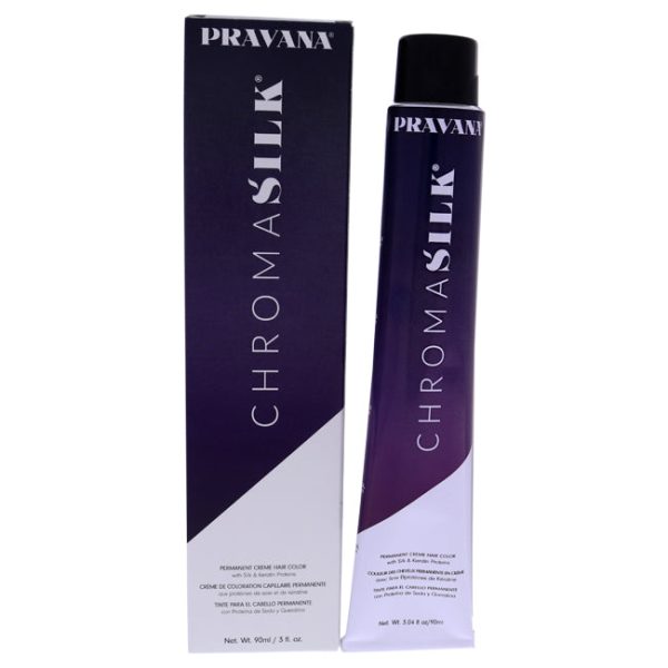 Pravana ChromaSilk Creme Hair Color - 5.7 Light Violet Brown by Pravana for Unisex - 3 oz Hair Color Cheap