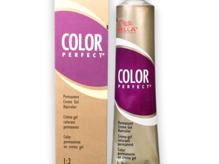 Wella Color Perfect Permanent Creme Gel Haircolor- 4G Medium Golden Brown by Wella for Unisex - 2 oz Hair Color Discount