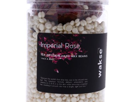 Wakse Imperial Rose Hard Wax Beans by Wakse for Unisex - 10 oz Wax Hot on Sale