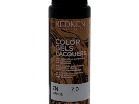 Redken Color Gels Lacquers Haircolor - 7N Mirage by Redken for Unisex - 2 oz Hair Color Cheap