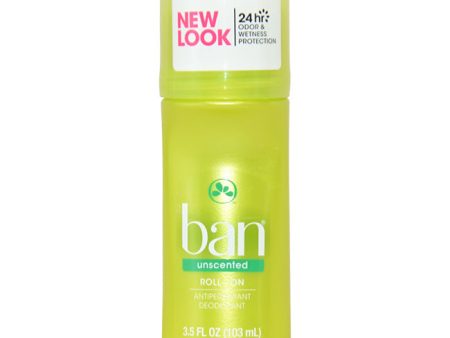 Ban Unscented Original Roll-On Antiperspirant Deodorant by Ban for Unisex - 3.5 oz Deodorant Online