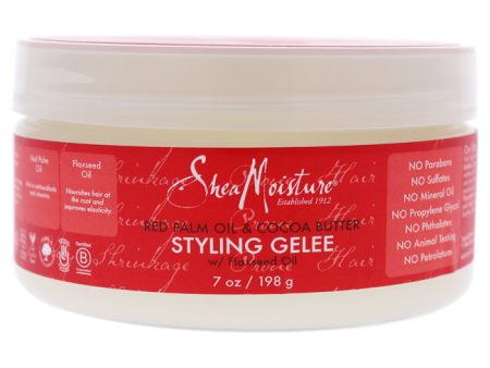 Shea Moisture Red Palm Oil and Cocoa Butter Styling Gelee by Shea Moisture for Unisex - 7 oz Gel Cheap