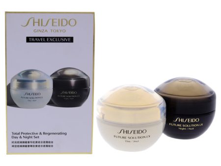 Shiseido Total Protective and Regenerating Day and Night Set by Shiseido for Unisex - 2 x 1.7 oz Cream Cheap