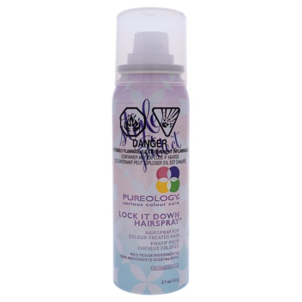 Pureology Style Plus Protect Lock It Down Hairspray by Pureology for Unisex - 2.1 oz Hairspray Online Sale