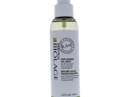 Matrix Biolage Raw Replenish Oil Mist by Matrix for Unisex - 4.2 oz Oil Online now