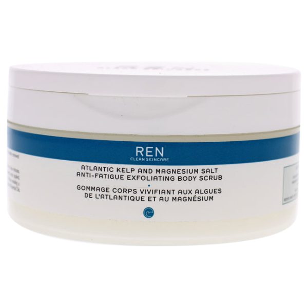 REN Atlantic Kelp And Magnesium Salt Anti-Fatigue Exfoliating Body Scrub by REN for Unisex - 5 oz Scrub For Discount