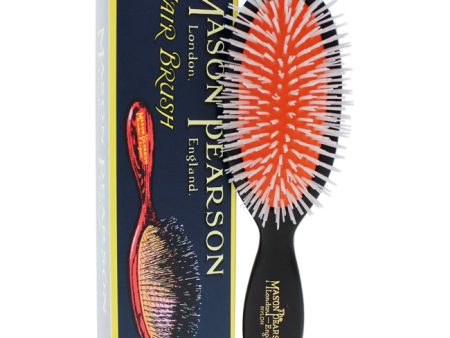 Mason Pearson Pocket Nylon Brush - N4 Dark Ruby by Mason Pearson for Unisex - 1 Pc Hair Brush and Cleaning Brush For Discount