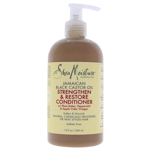 Shea Moisture Jamaican Black Castor Oil Strengthen and Restore Conditioner by Shea Moisture for Unisex - 13 oz Conditioner Fashion