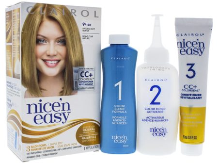 Clairol Nice n Easy Permanent Color - 9 103 Natural Light Blonde by Clairol for Women - 1 Application Hair Color Online now