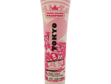 Paris Hilton Passport Tokyo by Paris Hilton for Women - 4 oz Body Lotion For Cheap