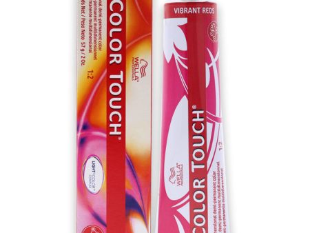 Wella Color Touch Demi-Permanent Color - 77 45 Medium Blonde-Intense Red Red-Violet by Wella for Unisex - 2 oz Hair Color Online