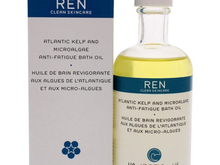 REN Atlantic Kelp and Microalgae Anti-Fatigue Bath Oil by REN for Unisex - 3.7 oz Oil on Sale