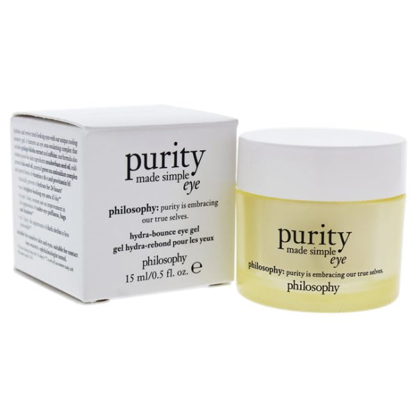 Philosophy Purity Made Simple Eye Gel by Philosophy for Unisex - 0.5 oz Eye Gel For Discount