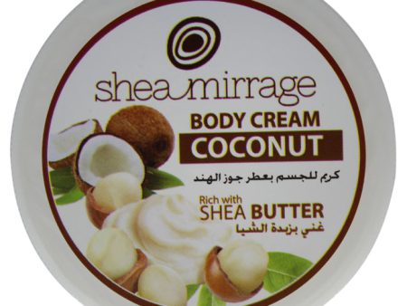 Shea Mirrage Body Cream Coconut by Shea Mirrage for Unisex - 3.38 oz Cream For Sale