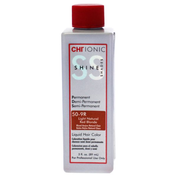 CHI Ionic Shine Shades Liquid Hair Color - 50-9R Light Natural Red Blonde by CHI for Unisex - 3 oz Hair Color Discount