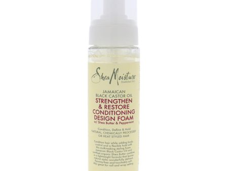 Shea Moisture Jamaican Black Castor Oil Strengthen and Restore Conditioning Design Foam by Shea Moisture for Unisex - 7.5 oz Foam Fashion