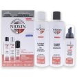 Nioxin System 4 Kit by Nioxin for Unisex - 3 Pc 10.1oz Color Safe Cleanser Shampoo, 10.1 oz Color Safe Scalp Therapy Conditioner, 3.38oz Color Safe Scalp and Hair Treatment For Sale