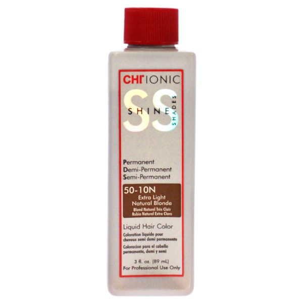 CHI Ionic Shine Shades Liquid Hair Color - 50-10N Extra Light Natural Blonde by CHI for Unisex - 3 oz Hair Color Sale