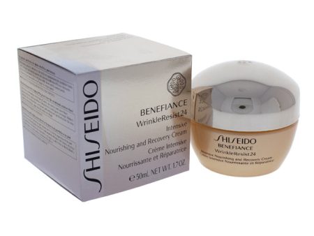 Shiseido Benefiance WrinkleResist24 Intensive Nourishing & Recovery Cream by Shiseido for Unisex - 1.7 oz Cream For Sale