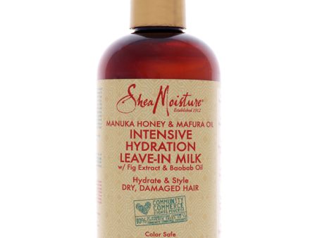 Shea Moisture Manuka Honey and Mafura Oil Intensive Hydration Leave-In Milk by Shea Moisture for Unisex - 8 oz Cream Fashion