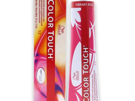 Wella Color Touch Demi-Permanent Color - 7 4 Medium Blonde-Red by Wella for Unisex - 2 oz Hair Color Online Hot Sale