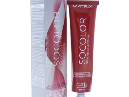 Matrix Socolor Permanent Cream Hair Color - 4MV Dark Brown Mocha Violet by Matrix for Unisex - 3 oz Hair Color For Sale