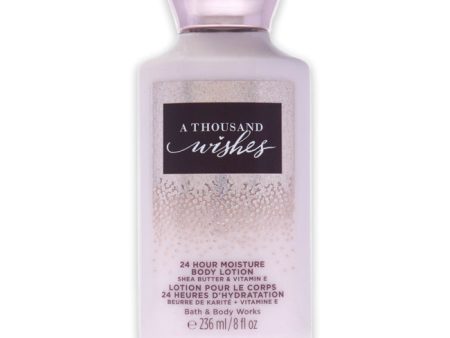 Bath and Body Works A Thousand Wishes Shea and Vitamine Body Lotion by Bath and Body Works for Women - 8 oz Body Lotion Hot on Sale