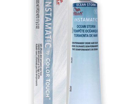 Wella Instamatic By Color Touch Demi-Permanent Hair Color - Ocean Storm by Wella for Unisex - 2 oz Hair Color Online Sale