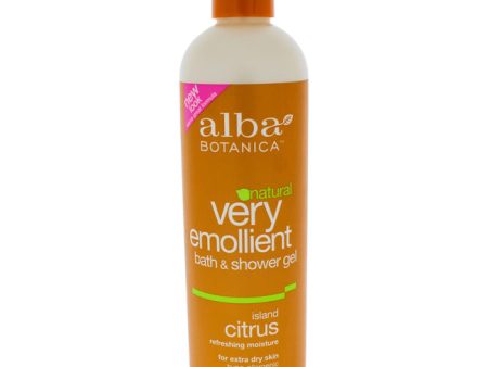 Alba Botanica Very Emollient Bath & Shower Gel - Island Citrus by Alba Botanica for Unisex - 12 oz Shower Gel For Discount