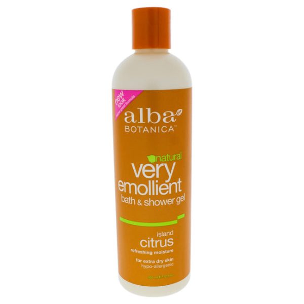 Alba Botanica Very Emollient Bath & Shower Gel - Island Citrus by Alba Botanica for Unisex - 12 oz Shower Gel For Discount