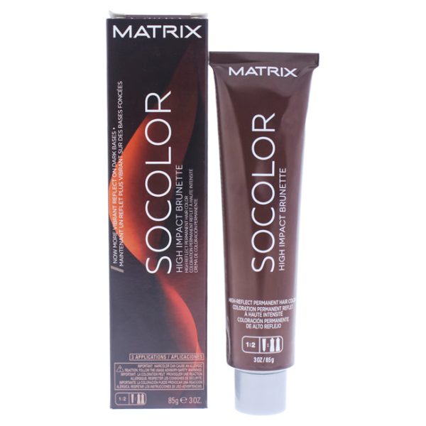 Matrix Socolor High Impact Brunette Color - MV82 Mocha Violet by Matrix for Unisex - 3 oz Hair Color Online Sale