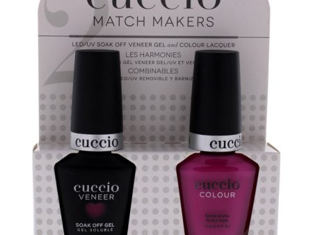 Cuccio Match Makers Set - Dont Get Tide Down by Cuccio for Women - 2 Pc 0.44oz Veneer Soak Of Gel Nail Polish, 0.43oz Colour Nail Polish Online Hot Sale