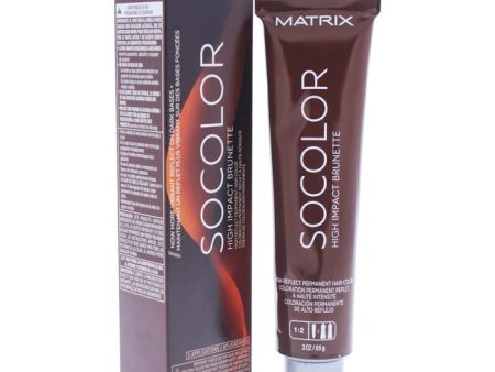 Matrix Socolor High Impact Brunette Color - GG33 Gold Gold by Matrix for Unisex - 3 oz Hair Color Online Hot Sale