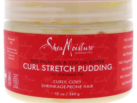 Shea Moisture Red Palm Oil and Cocoa Butter Curl Stretch Pudding by Shea Moisture for Unisex - 12 oz Cream Fashion