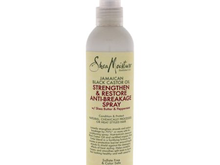 Shea Moisture Jamaican Black Castor Oil Strengthen and Restore Anti-Breakage Spray by Shea Moisture for Unisex - 8 oz Spray Cheap