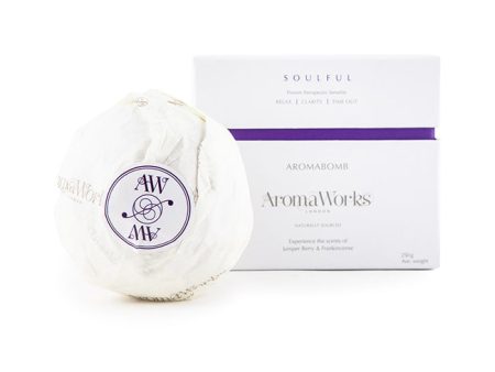 Aromaworks Soulful AromaBomb Single by Aromaworks for Unisex - 8.81 oz Bath Bomb For Sale