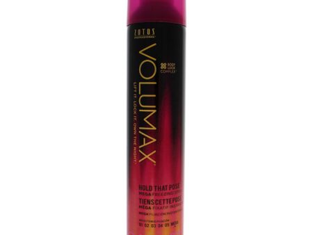 Volumax Hold that Pose Mega Freezing Spray by Volumax for Unisex - 14 oz Hairspray Online Hot Sale