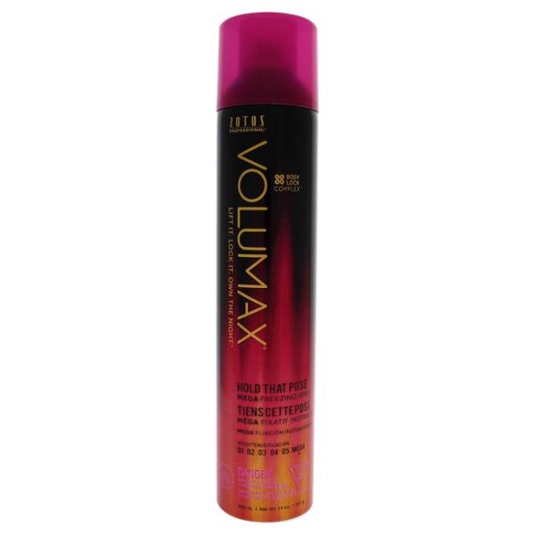 Volumax Hold that Pose Mega Freezing Spray by Volumax for Unisex - 14 oz Hairspray Online Hot Sale