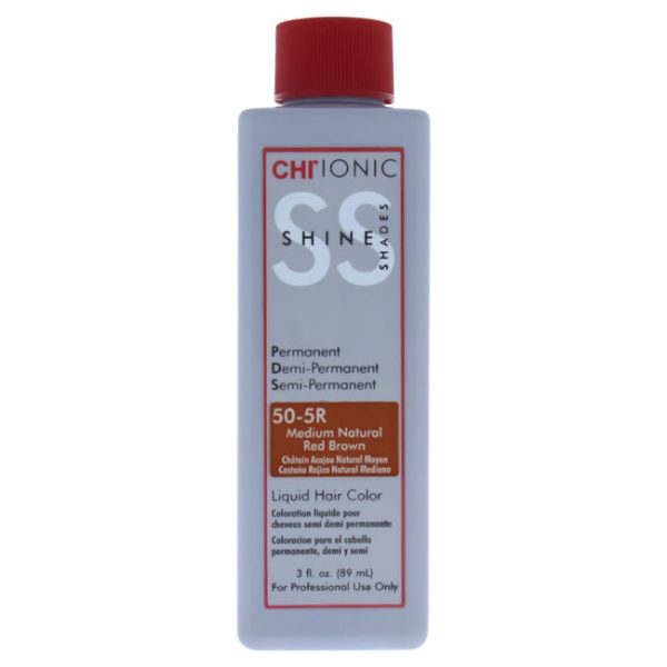 CHI Ionic Shine Shades Liquid Hair Color - 50-5R Medium Natural Red Brown by CHI for Unisex - 3 oz Hair Color Supply