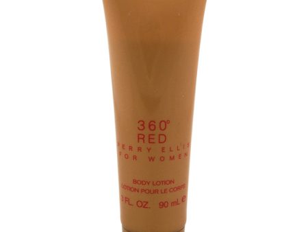 Perry Ellis 360 Red by Perry Ellis for Women - 3 oz Body Lotion For Sale